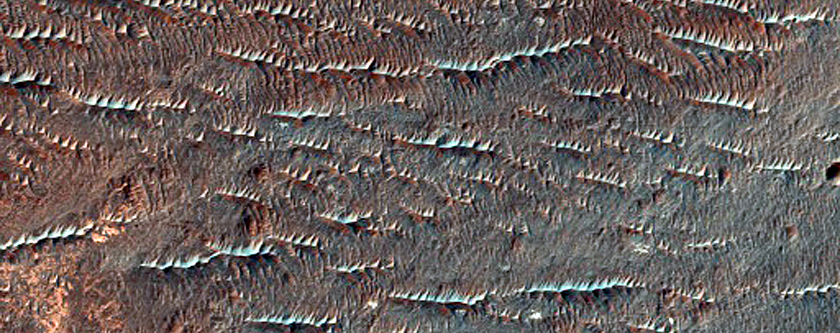Characterize Late Drainage along Samara Valles