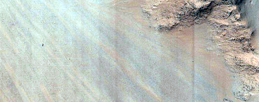 Monitoring Eos Chasma Slope Features