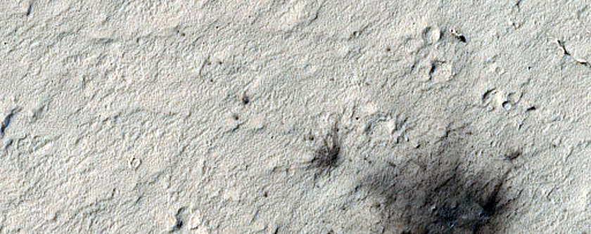 Candidate Recent Impact Site