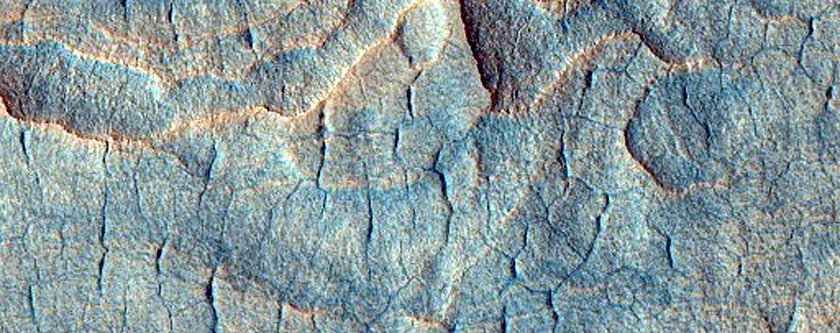 Utopia Planitia Mantle Units
