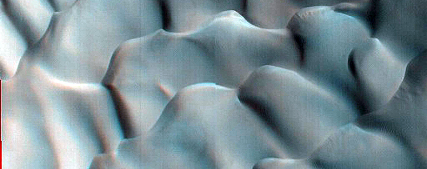 Dune Monitoring in North Mid-Latitude Crater