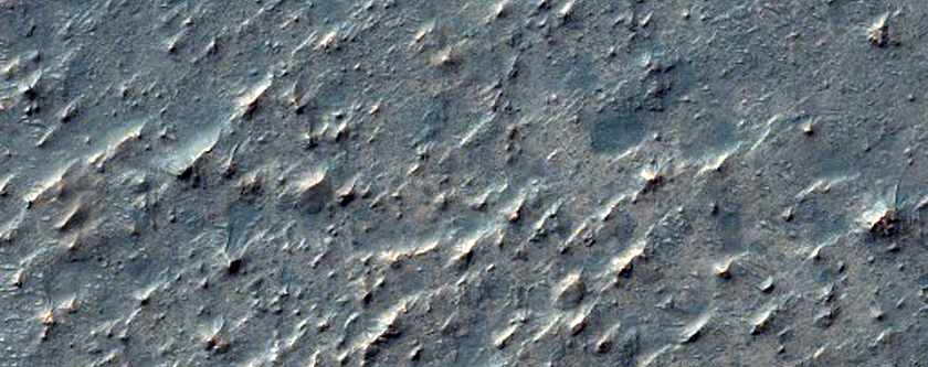 Terrain Sample in CRISM Image T0573-D23001