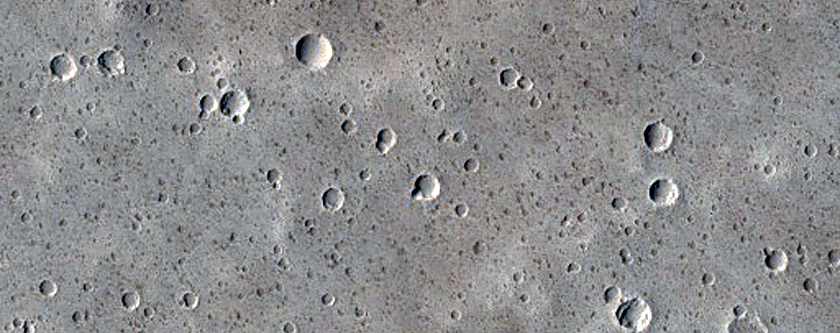 Candidate Recent Impact Site