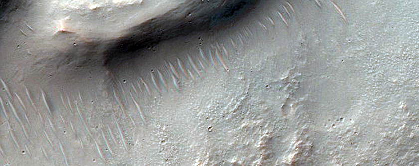 Channels in Coracis Fossae