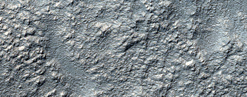 Channels near Reull Vallis