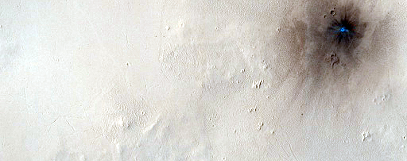 Candidate Recent Impact Site