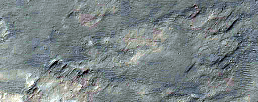 Alluvial Fans in Ostrov Crater