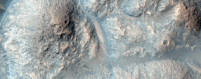 Crater Fill in Xanthe Terra