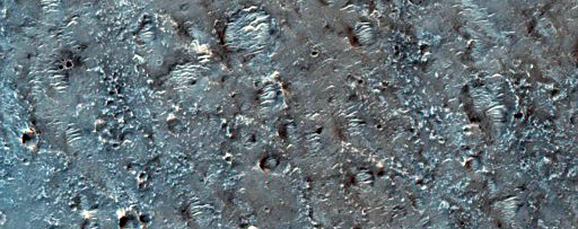 Interior of Crater in Arabia Terra