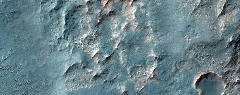Terrain Southeast of Ritchey Crater