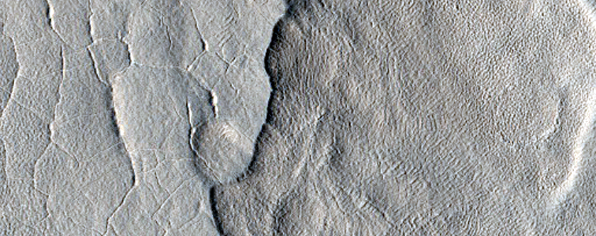 Crater Deposits in Utopia Planitia
