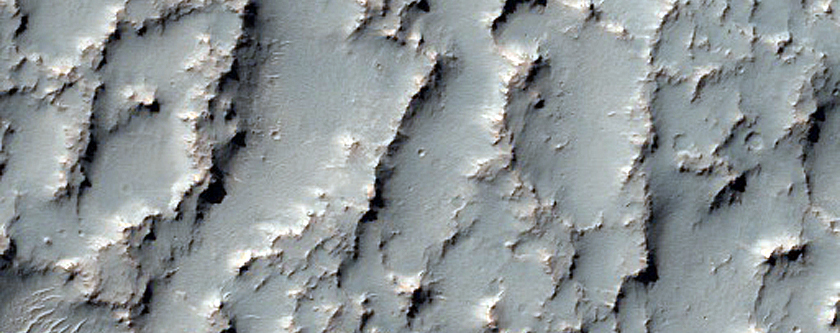 Landforms in Terra Sirenum