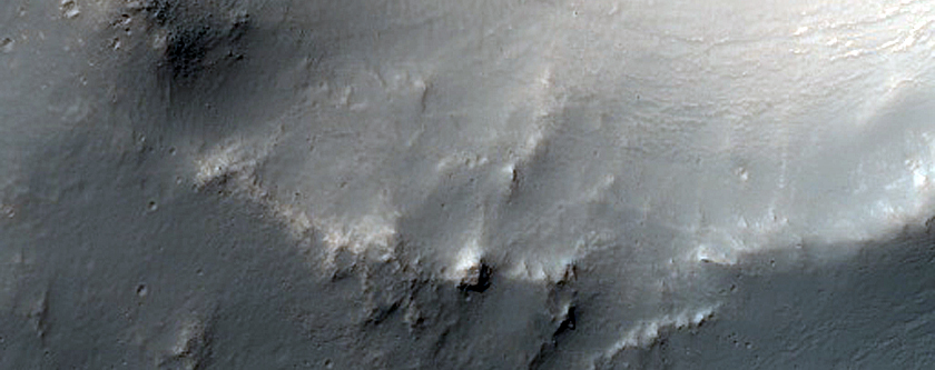 Concentric Crater Fill in Northeast Phaethontis Region