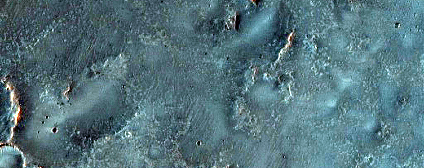 Possible Olivine Exposure in Northeast Syrtis Major Planum