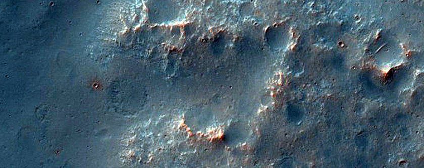 Channels South of Huygens Crater
