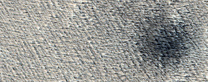 Candidate Recent Impact Site