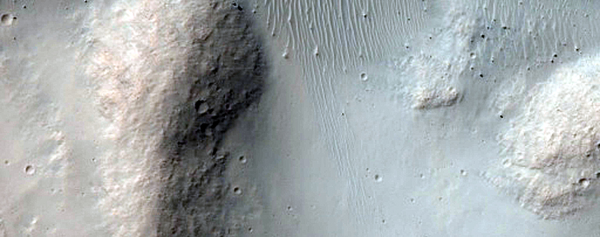Crater with Steep Slopes