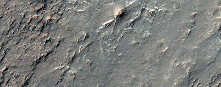Possible Chloride-Rich Outcrop in Icaria Planum