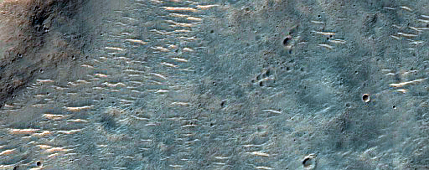 Layers in Tyrrhena Patera