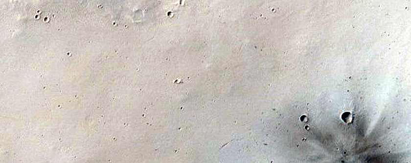 Candidate Recent Impact Site