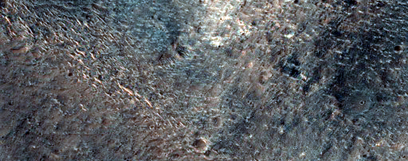 Terminal Flow Lobe of Beruri Crater