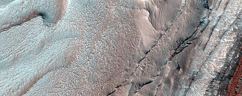 Monitoring of Steep Scarp in North Polar Layered Deposits Interior