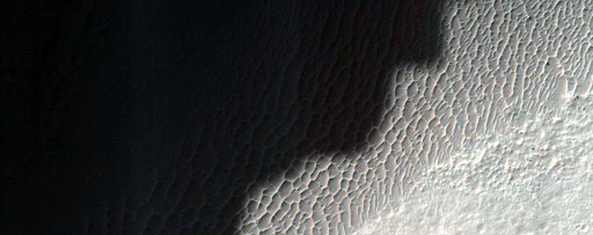 Crater with Steep Slopes
