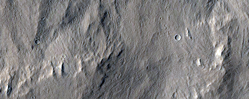 Impact Related Deposits and Flows outside Canala Crater