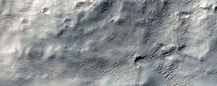 Western Continuous Ejecta and Rays from Gasa Crater in Eridania Planitia