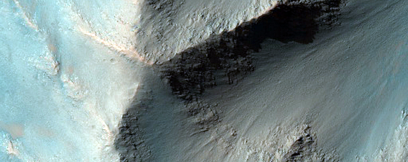 Monitor Low-Albedo Wall Spurs in Coprates Chasma