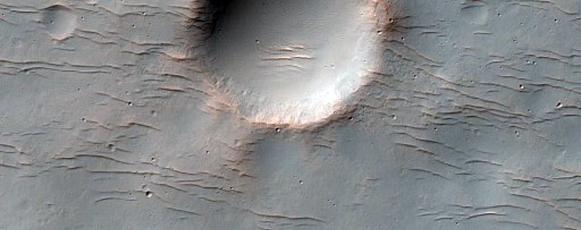 Channel North of Hellas Planitia