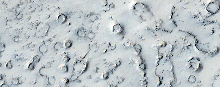 Lines of Cratered Cones in Tartarus Colles