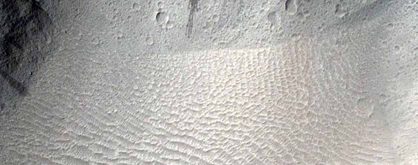 Landforms near Kasei Valles