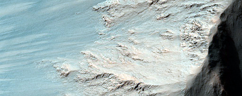 Monitoring Southern Coprates Chasma Ridge Slopes