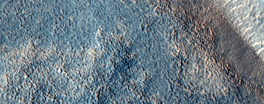 Landforms West of Acidalia Planitia