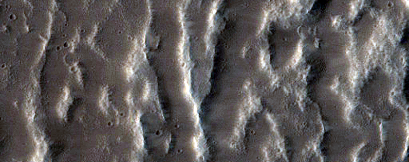Crater Lava Terrain Interaction