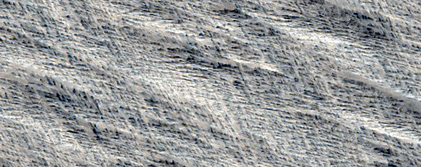 Terrain near Amazonis Mensa