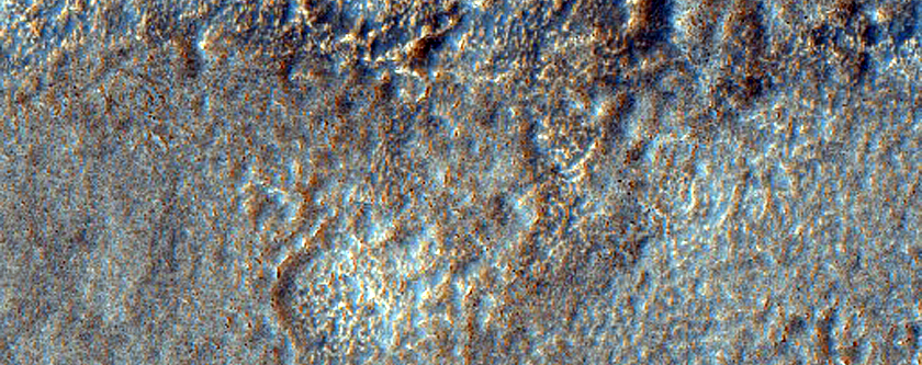Light and Dark Surface Patterns in Deuteronilus Mensae