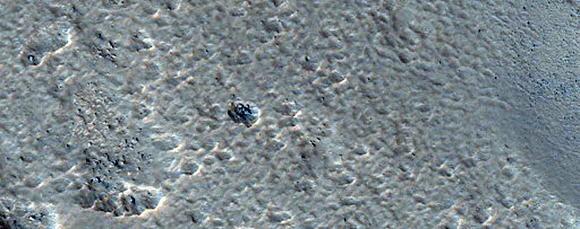 Degradation of Mantling Deposit