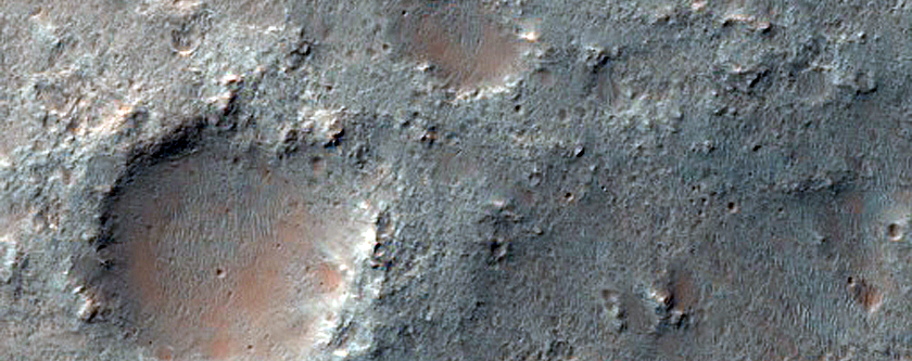 Channel North of Hellas Planitia