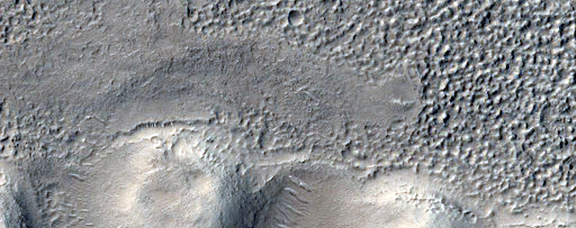 Pitted Cones Intersected by Lobate Contact