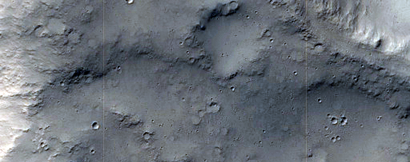 Channel on Floor of Valley South of Memnonia Sulci