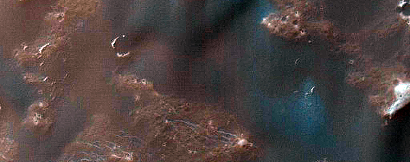 Crater in Sinus Meridiani