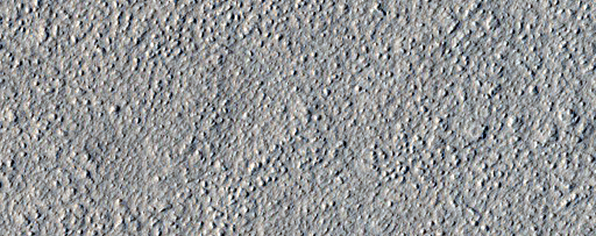 Secondary Craters Associated with Large Fresh Impact in Amazonis Planitia