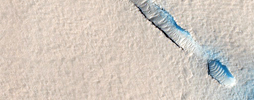 Steep Slopes in Cerberus Fossae