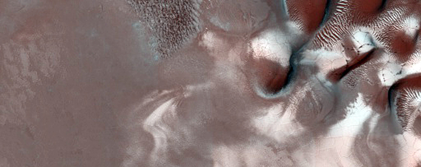 East Louth Crater Ice and Dune Monitoring