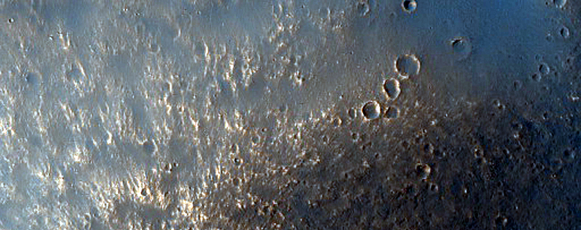 Sediment Fan in Crater