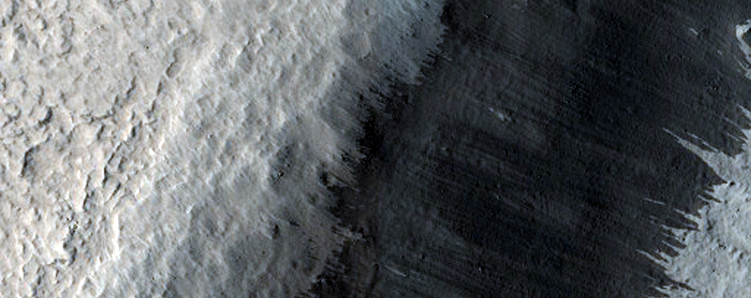 Region of Large New Impact in Tempe Terra