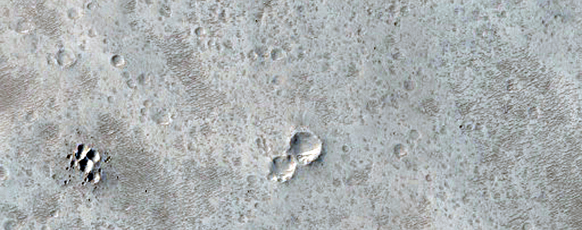 Candidate Recent Impact Site