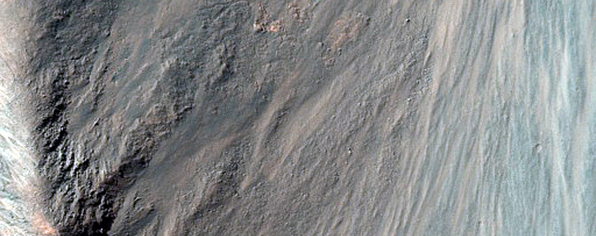 Southern Canyon Wall in East Coprates Chasma